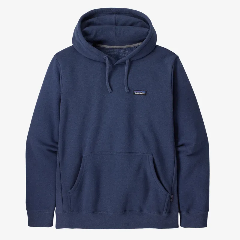 Patagonia P-6 Label Uprisal Mens Hoody in Current Blue