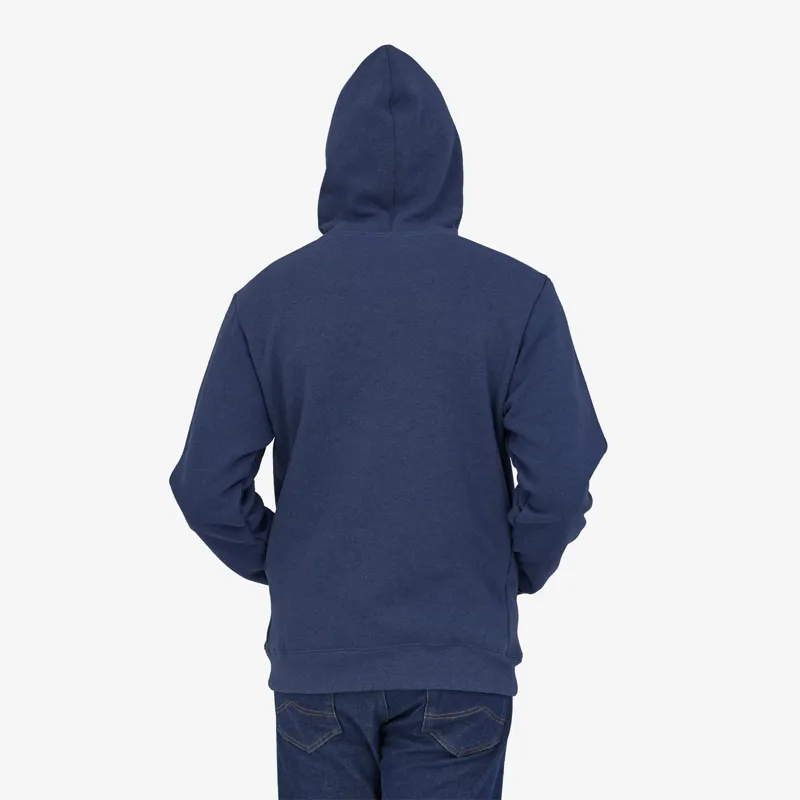 Patagonia P-6 Label Uprisal Mens Hoody in Current Blue-2
