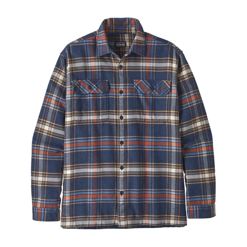 Patagonia / Fjord Flannel Shirt / Defender New Navy