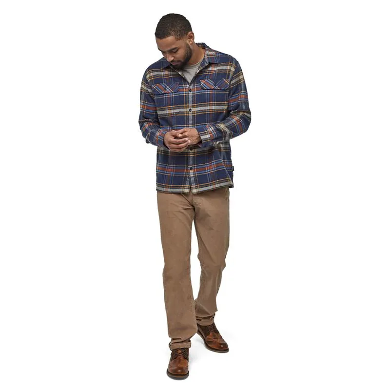 Patagonia / Fjord Flannel Shirt / Defender New Navy-3