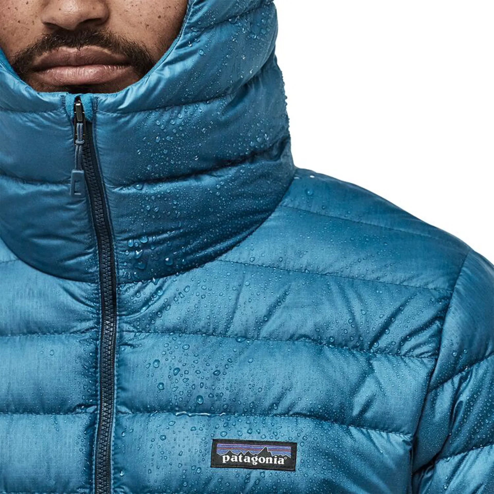 Patagonia Down Sweater Hoody Balkan Blue