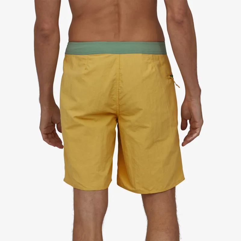 Patagonia Men's Wavefarer 19-inch Boardshorts in Surfboard Yellow-2