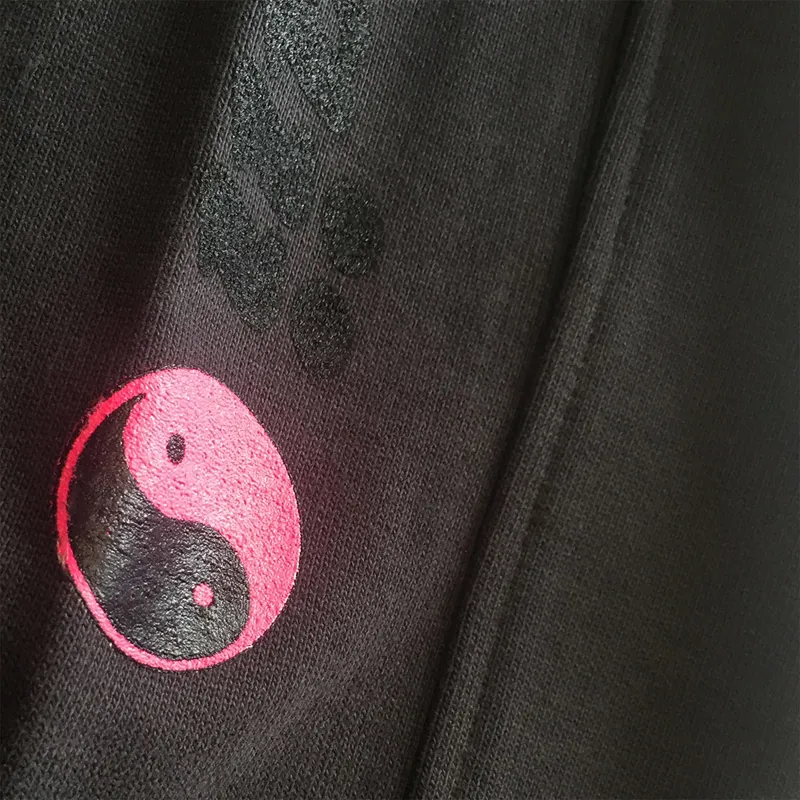 T and C / Checky Sweat Pant / Washed Black-3