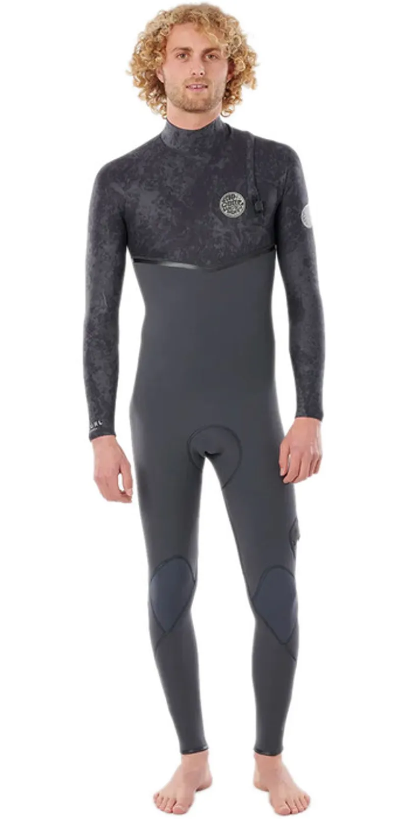 Rip Curl / e-Bomb E6 / 4-3mm / Zip Free / Charcoal Grey-1