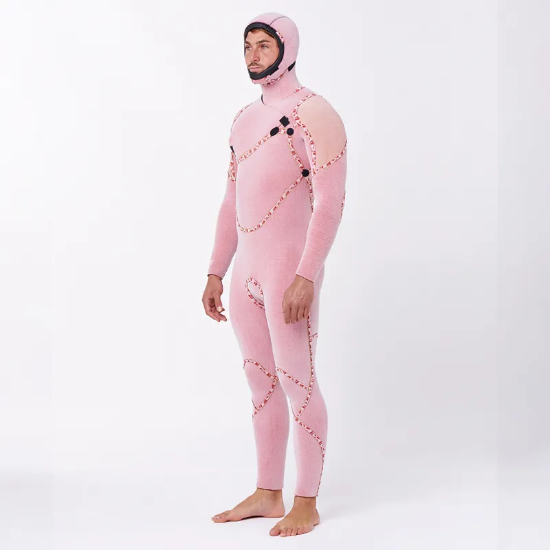 Rip Curl Flashbomb Heatseeker 5-4mm Zip Free Hooded Wetsuit in Black-1