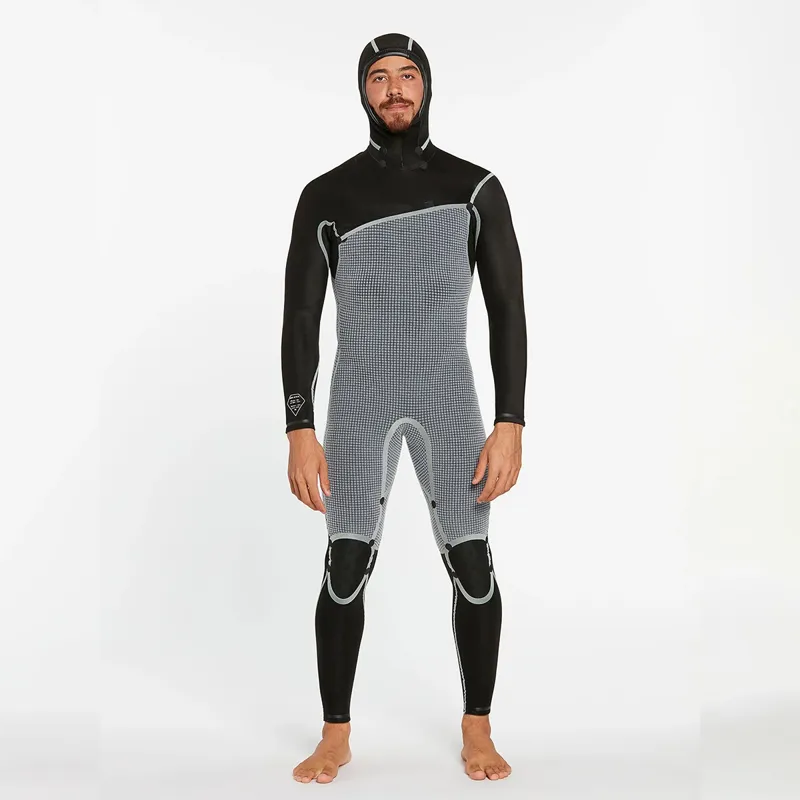 Volcom Modulator 5-4-3mm Chest-Zip Hooded Wetsuit