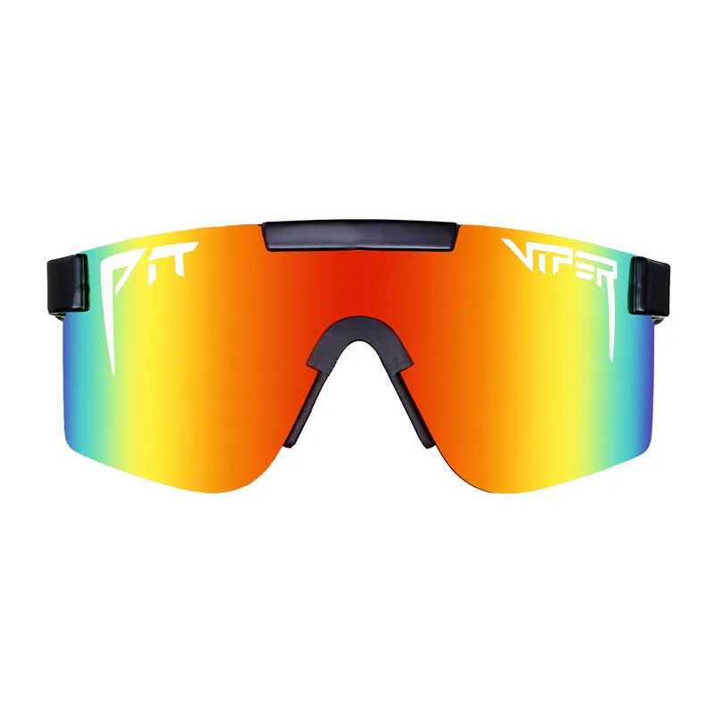 Pit Viper Mystery Polarized Double Wide Sunglasses in Rainbow-1