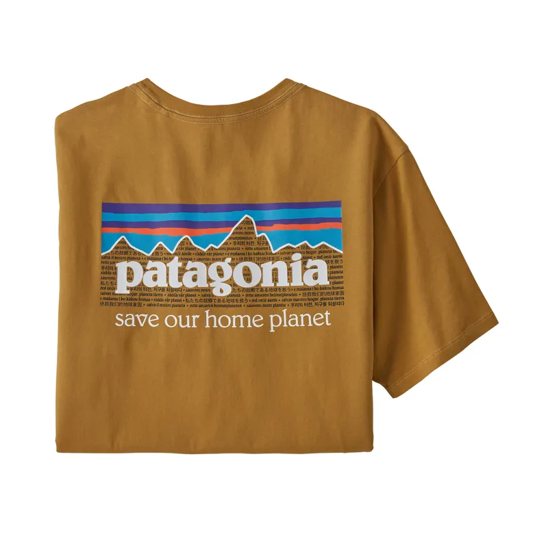 Patagonia P-6 Mission Organic T- Shirt in Oaks Brown 