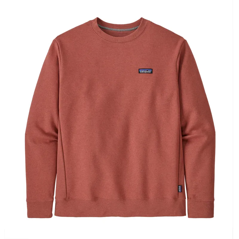 Patagonia Men's P-6 Label Uprisal Crew Sweatshirt in Sweatshirt Rosehip 