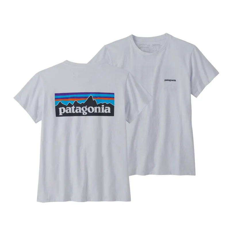 Patagonia Women's P-6 Logo Responsibili-Tee in White