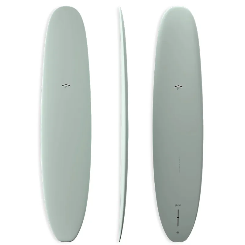 CJ Nelson Designs Thunderbolt Silver Apex Surfboard in Sage