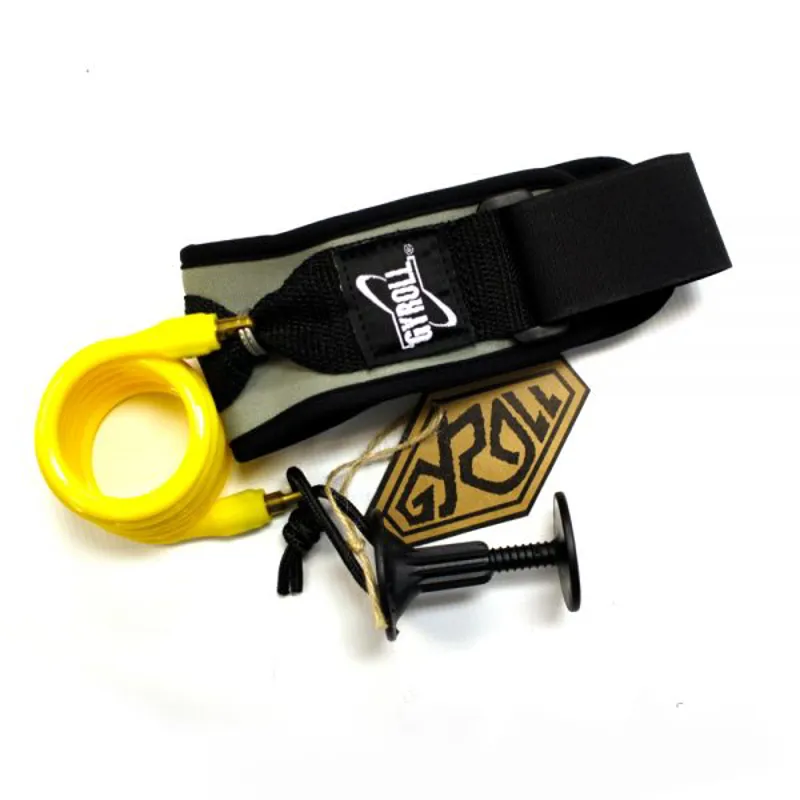 Gyroll Variable Bicep Leash in Yellow