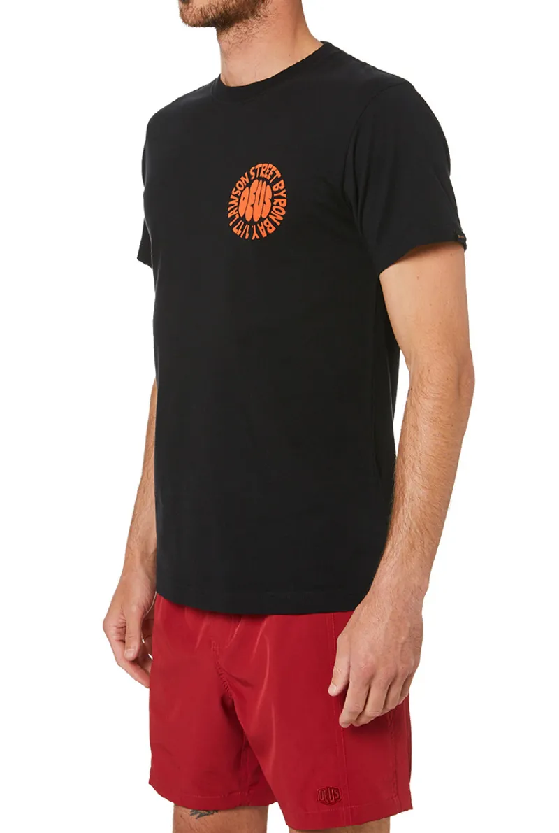 Deus Ex machina / Byron Surf Tee / Black-1