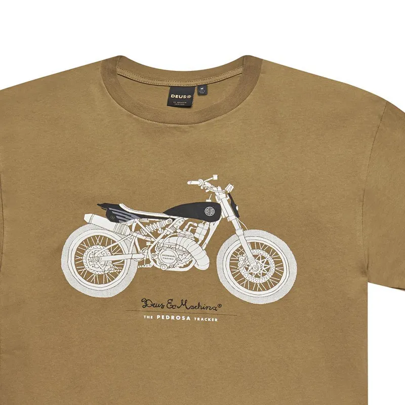 DEUS EX MACHINA / PEDROSA TRACKER TEE / TOBACCO-2