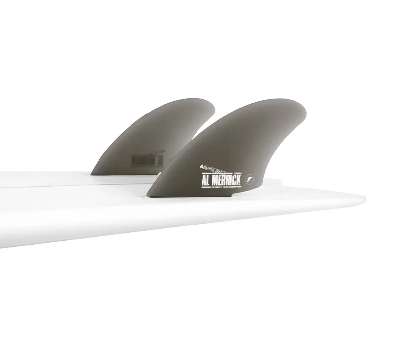 FUTURES FIBER GLASS CI TWIN KEEL FIN 中古品 Surf Squared Twin Keel Fins (2 Fins) - Solid Fiberglass Flex