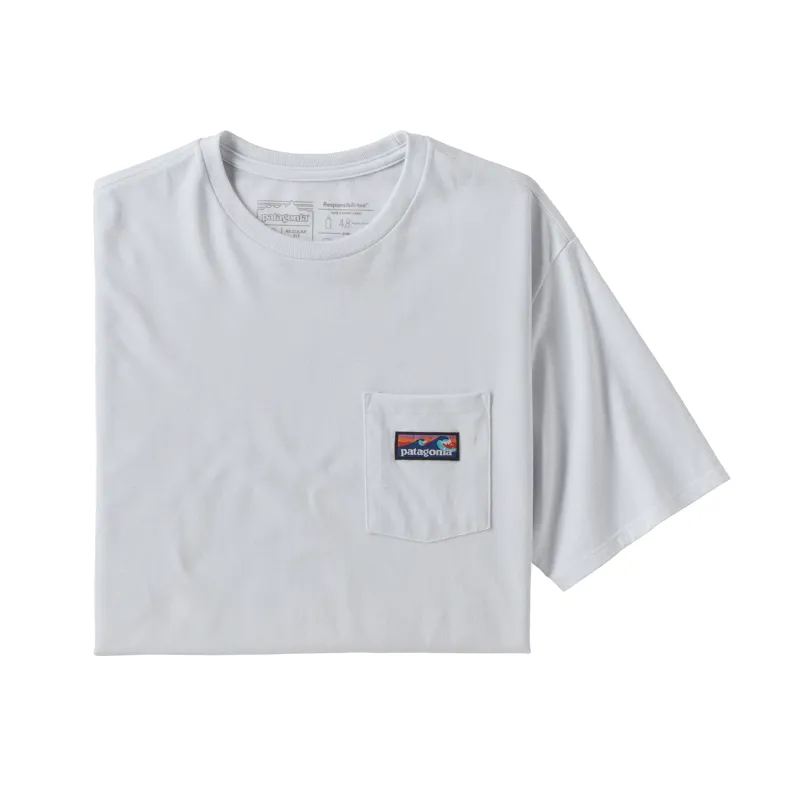 Patagonia Boardshort Responsibili Tee Mens T Shirt in White