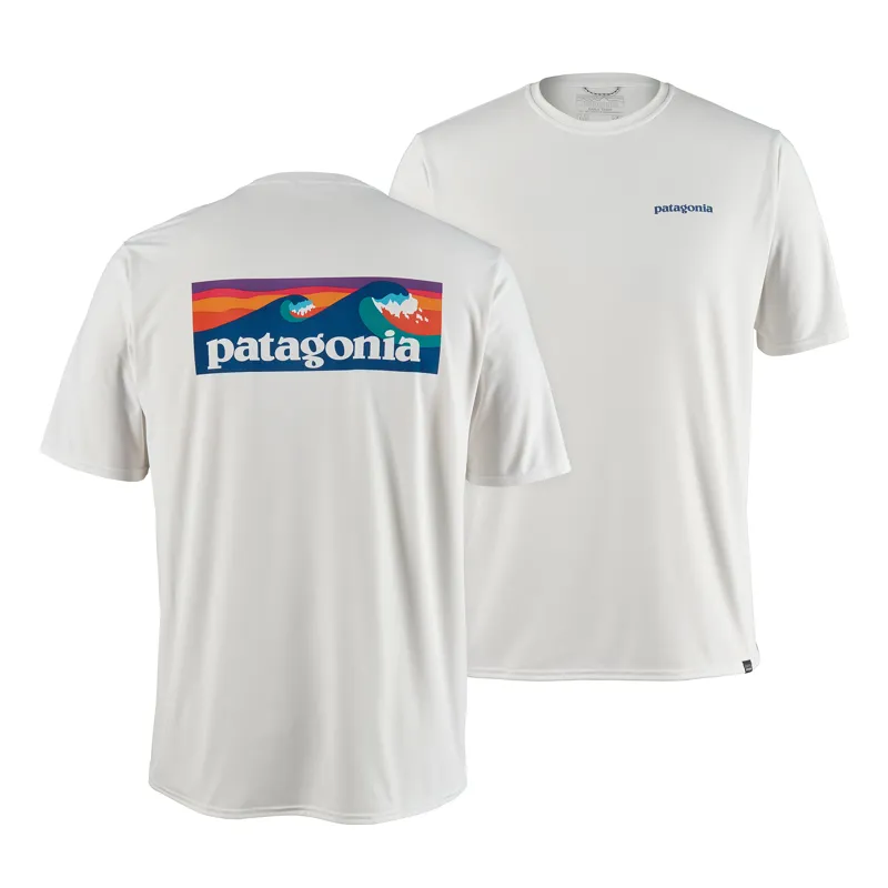 Patagonia Capilene Cool Daily Graphic T Shirt in White