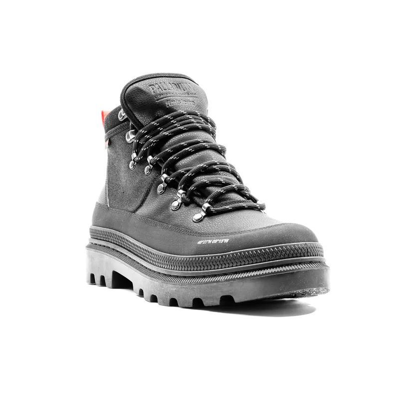 Palladium x Finisterre Pallatrooper Hiker WP Boot in Black-2