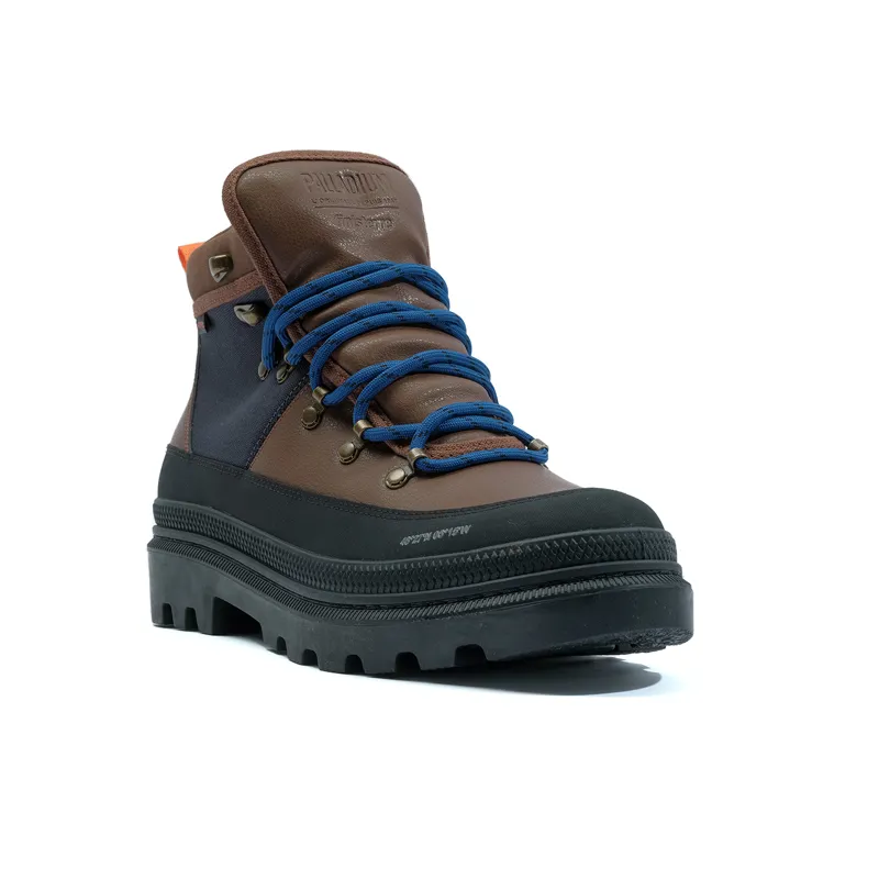 Palladium x Finisterre Pallatrooper Hiker WP Boot in Brown-2
