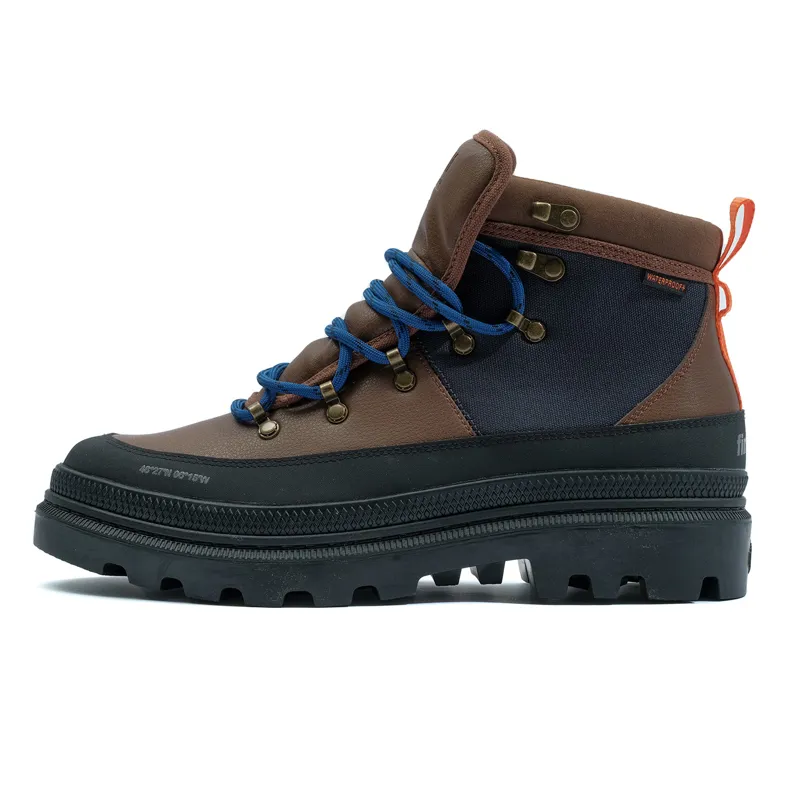 Palladium x Finisterre Pallatrooper Hiker WP Boot in Brown-6