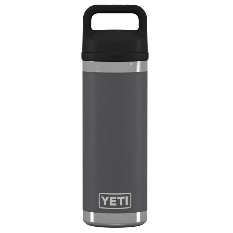 Yeti Rambler 18oz Chug Bottle in Charcoal