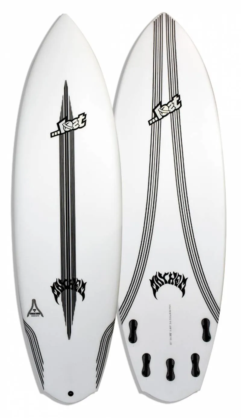 Lost / 6ft 0 Rocket Redux Carbon Wrap FCS2 / Blue Logo