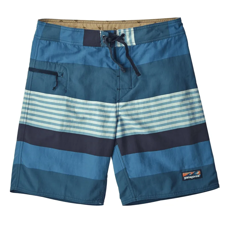 Patagonia / Wavefarer Short 19in / Blue Stripe