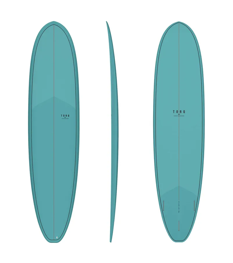 Torq Fun V Surfboard in Pewter Blue/Pattern