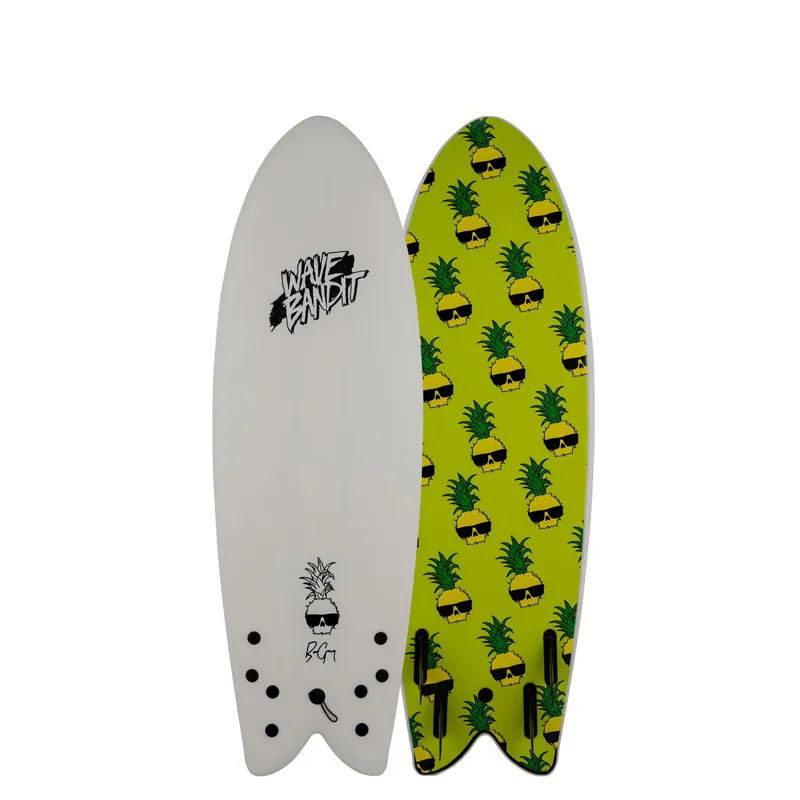 Wave Bandit / 5ft 8 Ben Gravy Retro Fish Quad Fin