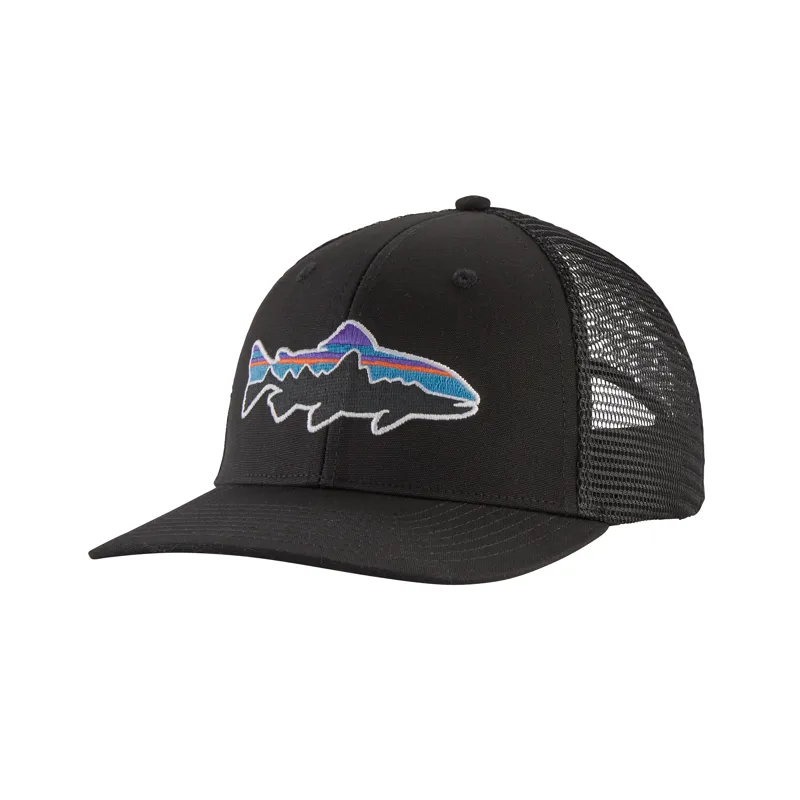 Patagonia Fitz Roy Trout Trucker Cap in Black