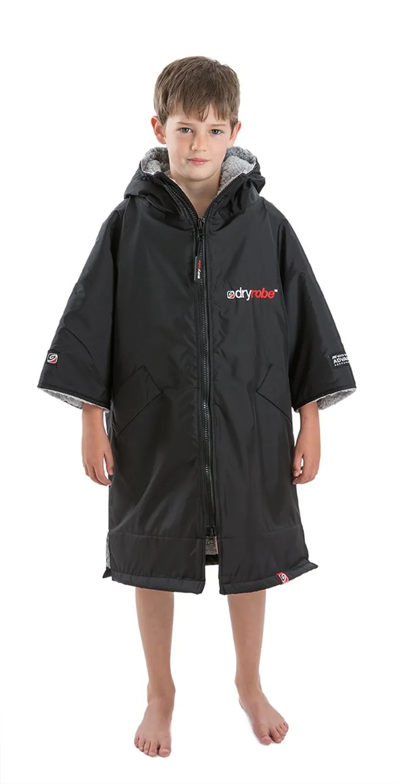 Dryrobe / Kids Dryrobe / Black Grey-2