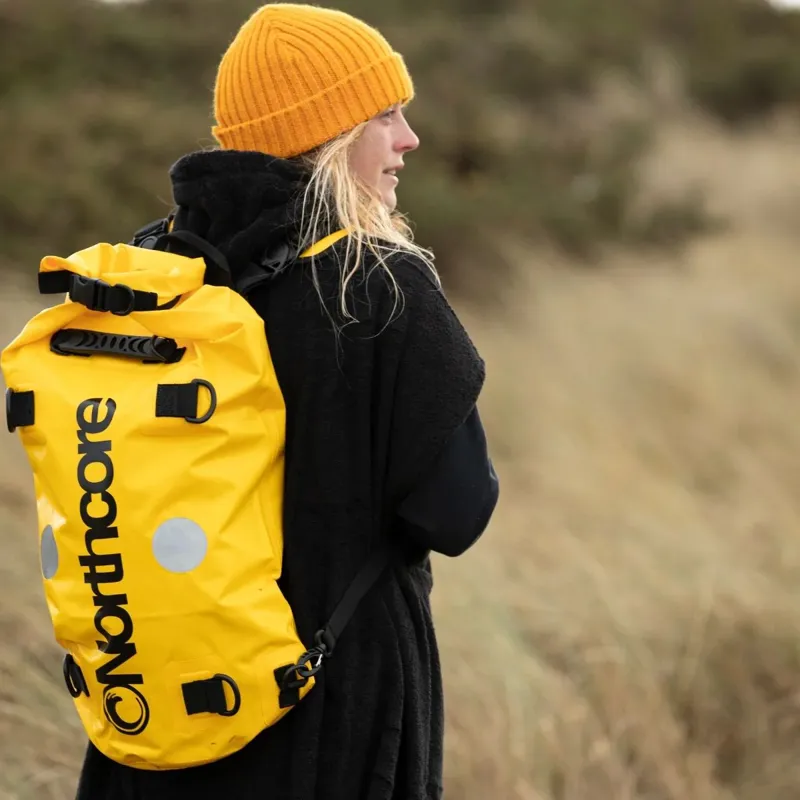Northcore Dry Bag Backpack in Yellow-2