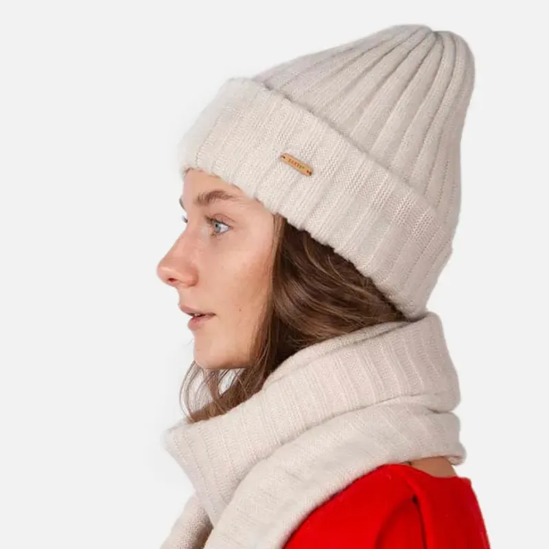 Barts Bayne Beanie in Oyster-2