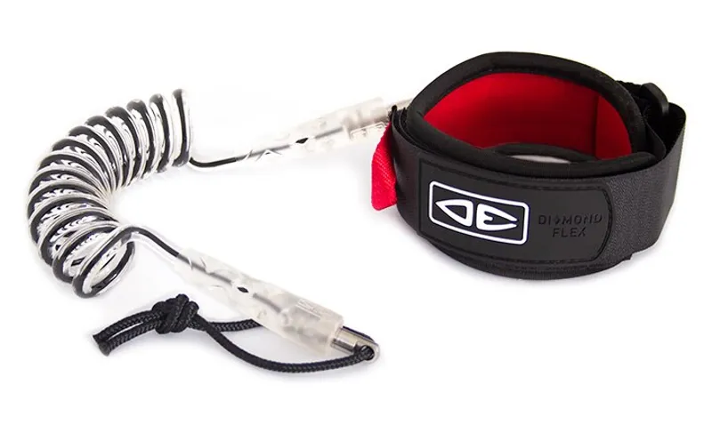 Ocean and Earth / Bicep Bodyboard Leash / Black-Clear