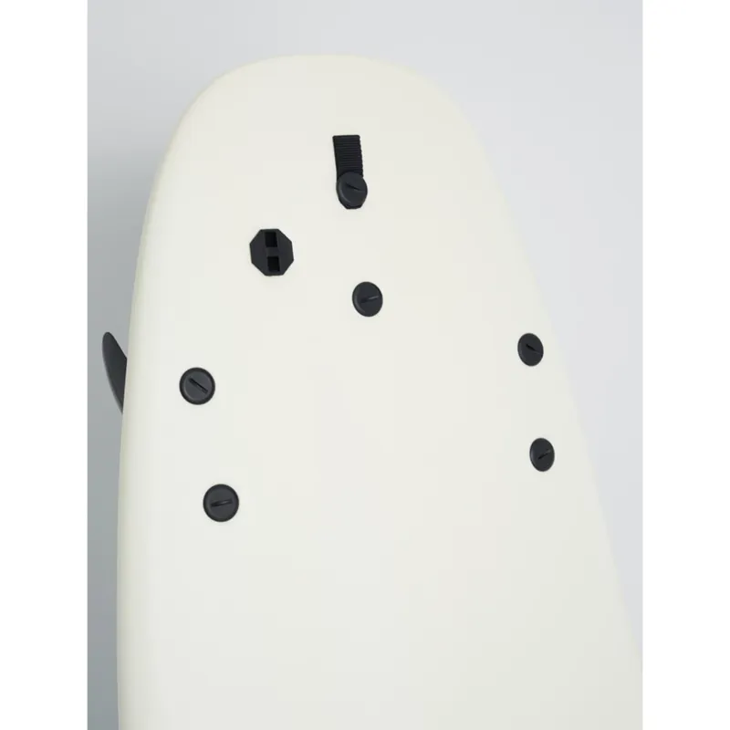 Mick Fanning Beastie Supersoft Soft Surfboard in White/Teal-3