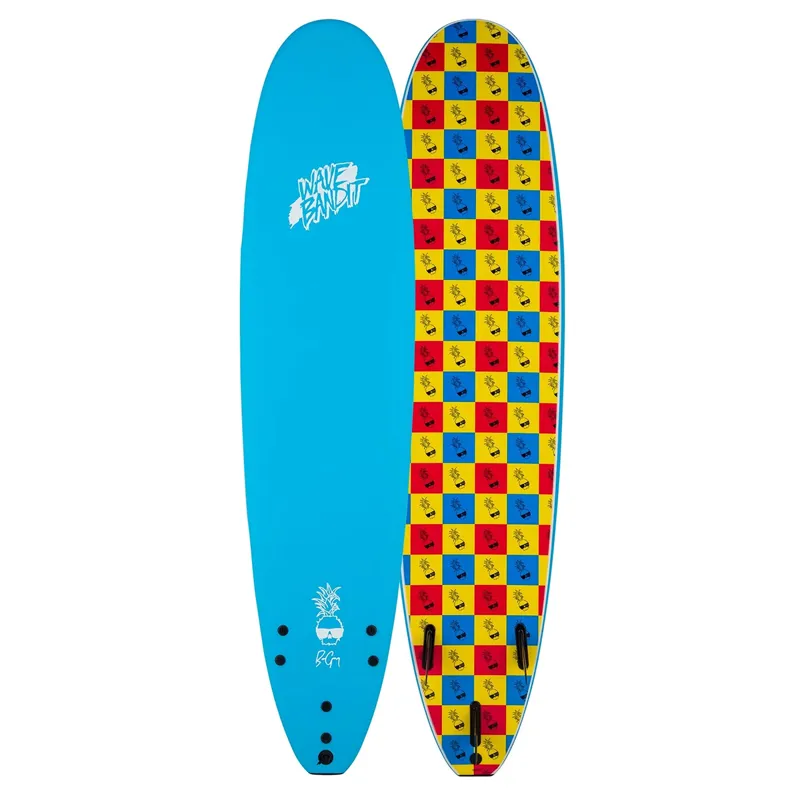 Wave Bandit Ben Gravy EZ Rider Soft Surfboard in Blue