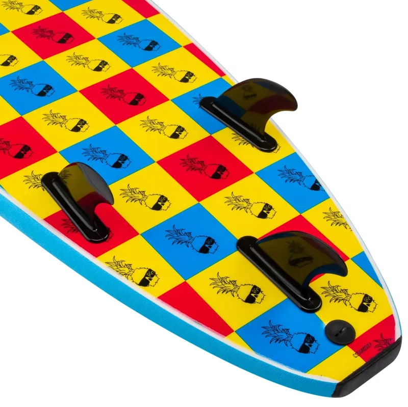 Wave Bandit Ben Gravy EZ Rider Soft Surfboard in Blue-1