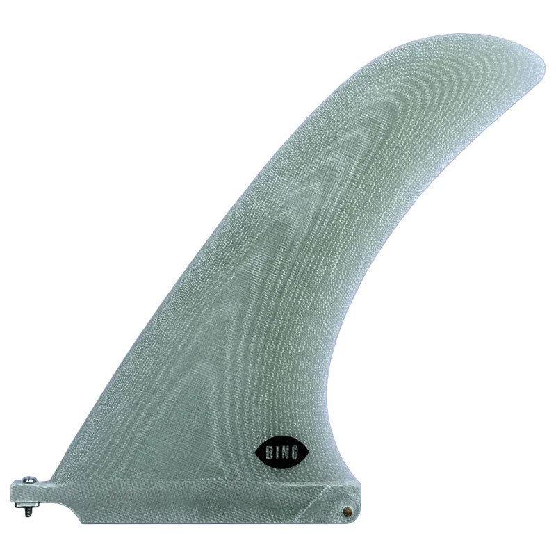 Flying Diamonds Bing Trim Pivot Single Fin in Clear