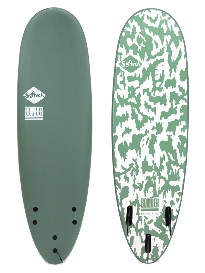 Softech Bomber Soft Surfboard Green