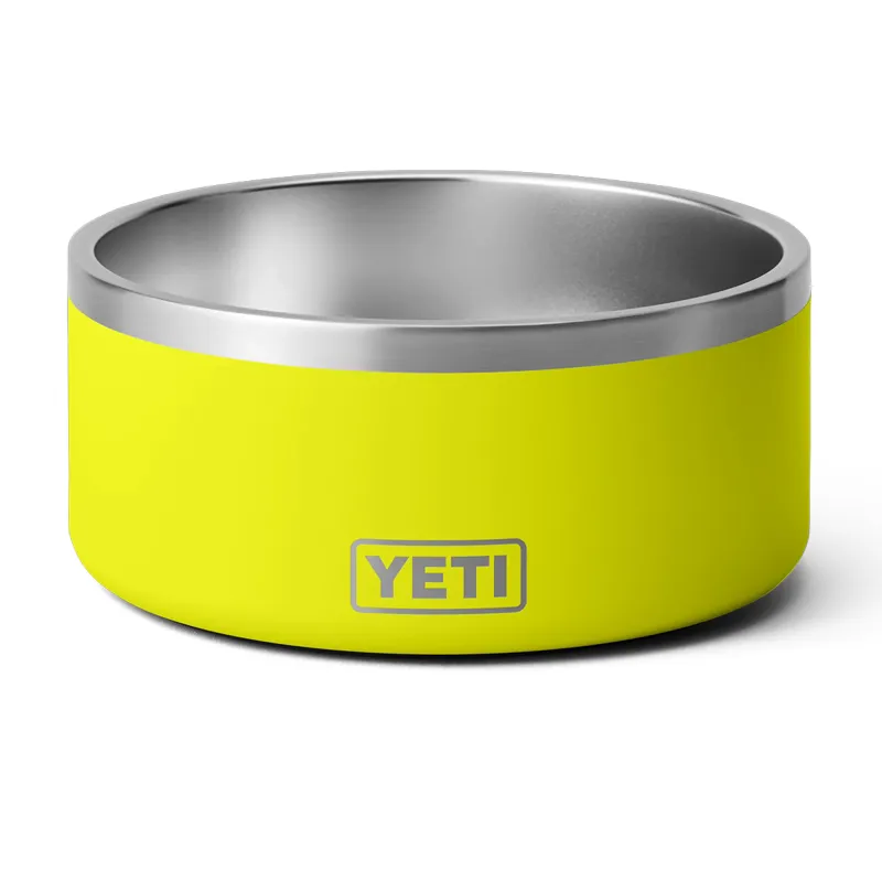 Yeti Boomer 8 Dog Bowl in Firefly Yellow-1