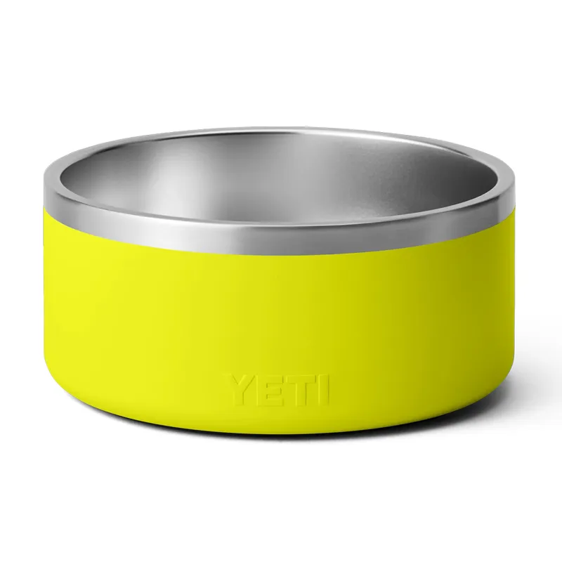 Yeti Boomer 8 Dog Bowl in Firefly Yellow-3