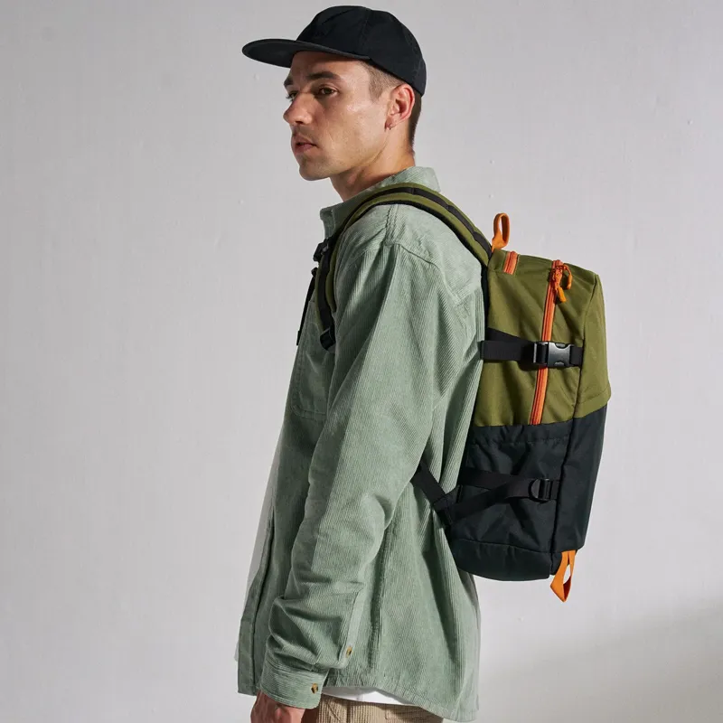 Passenger Boondocker Backpack 22L in Black/Khaki-5