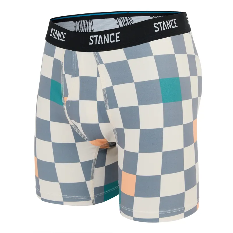 Stance Chef Check Boxer Brief in Mango