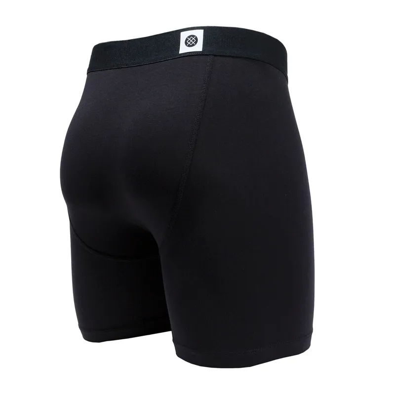 Stance Standard 6in Boxer Brief in Black-1