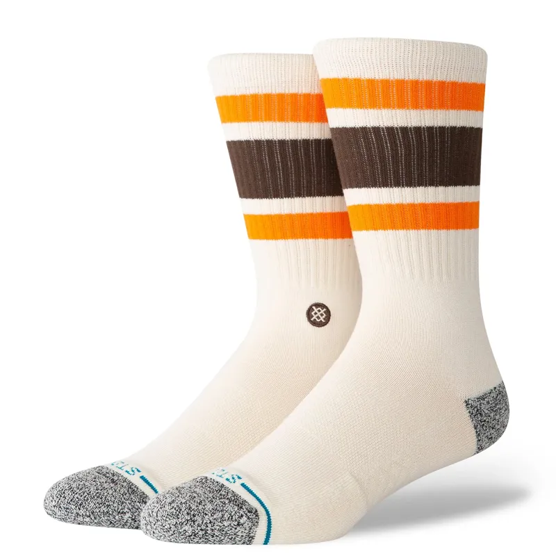 Stance Boyd Crew Sock in Off White