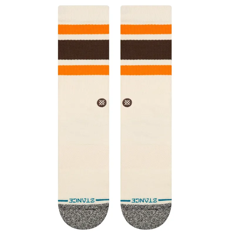 Stance Boyd Crew Sock in Off White-1