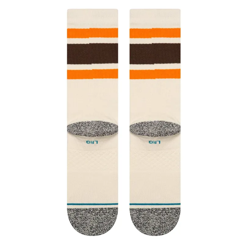 Stance Boyd Crew Sock in Off White-2