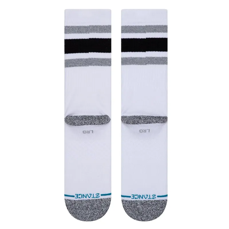 Stance Boyd Crew Sock in White-2