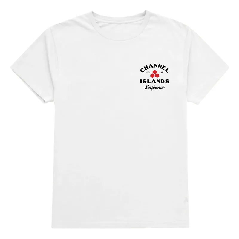 Channel Islands Breeze Tee in White-1