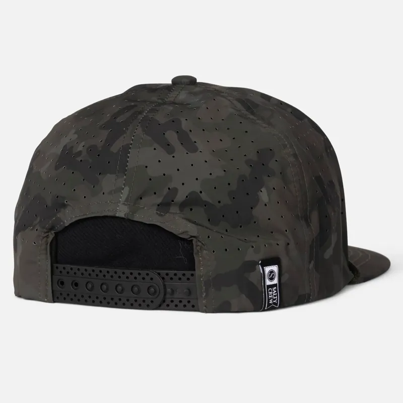 Salty Crew Long Range Snapback Cap in Camo-1